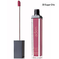 Aden Cosmetics 33 Sugar Chic Жидкая устойчивая помада Liquid Lipstick