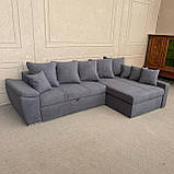 М'який кутовий новий розкладний диван, фото 2