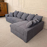 М'який кутовий новий розкладний диван, фото 3