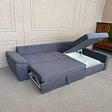 М'який кутовий новий розкладний диван, фото 7