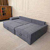 М'який кутовий новий розкладний диван, фото 9