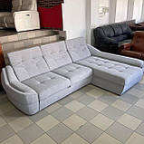 Новий розкладний диван з нішею в тканині, фото 3