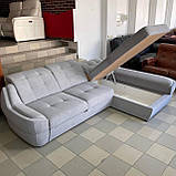 Новий розкладний диван з нішею в тканині, фото 4