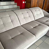 Кутовий розкладний диван в тканині, фото 4