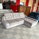 Кутовий розкладний диван в тканині, фото 5