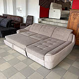 Кутовий розкладний диван в тканині, фото 6