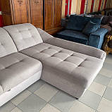 Кутовий розкладний диван в тканині, фото 7