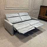 Шкіряний розкладний диван реклайнер Німеччина, фото 2