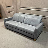 Шкіряний розкладний диван реклайнер Німеччина, фото 3