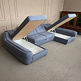 Диван п-подібної форми розкладний диван, фото 2