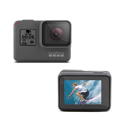 Захисна плівка для лінзи та екрана GoPro Hero 5/6/7, фото 1