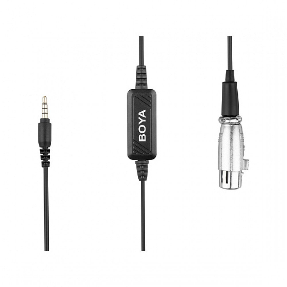 Мікрофонний кабель XLR 3.5 мм TRRS BOYA BY-BCA6