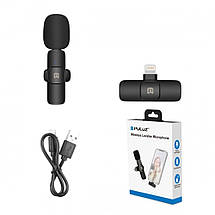 Мікрофон бездротовий Lightning цифровий 2.4ГГц айфон Puluz PU3083B, фото 5