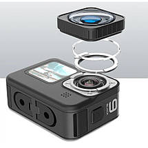 Модуль об'єктива GoPro 12/11/10/9 Max Lens Mod ширококутний 155° Telesin GP-LEN-001, фото 5