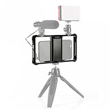 Клітка ріг для телефона 63-86 мм алюміній SmallRig CPU2391B, фото 4