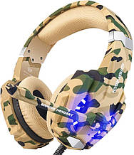 Навушники Kotion Each G9600 Camo Black камуфляжні