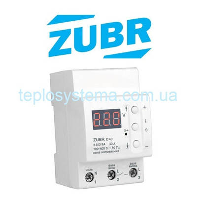 Реле контролю напруги ZUBR D40 (DS Electronics Україна), фото 1