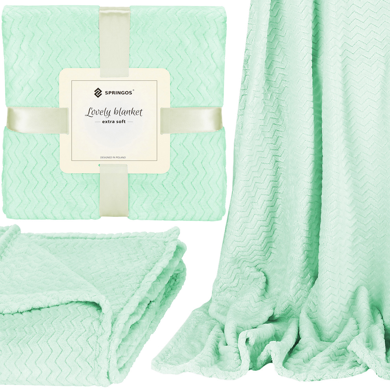 Плед-покривало Springos Extra Soft 200 x 220 см HA7157