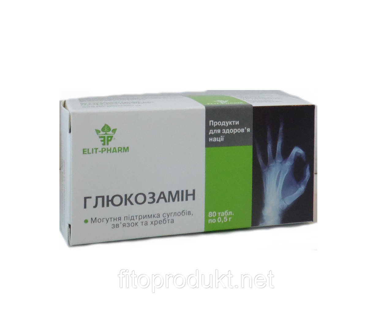 Глюкозамін для побудови сполучної тканини в суглобах No80 Еліт Фарм