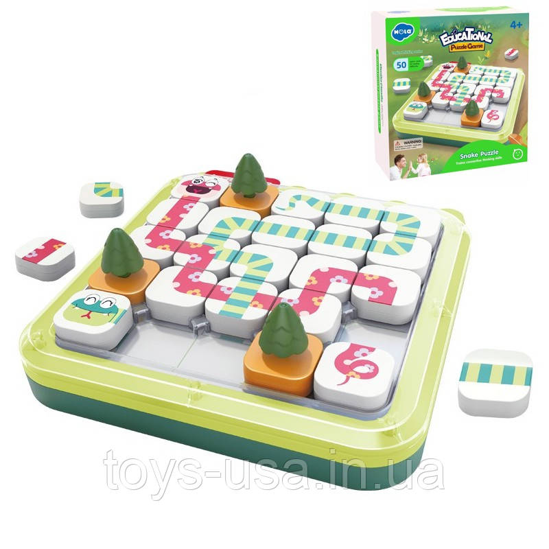 Настільна логічна гра "Змійка" TM Hola (Educational Puzzle Game) арт. E 7983, фото 1