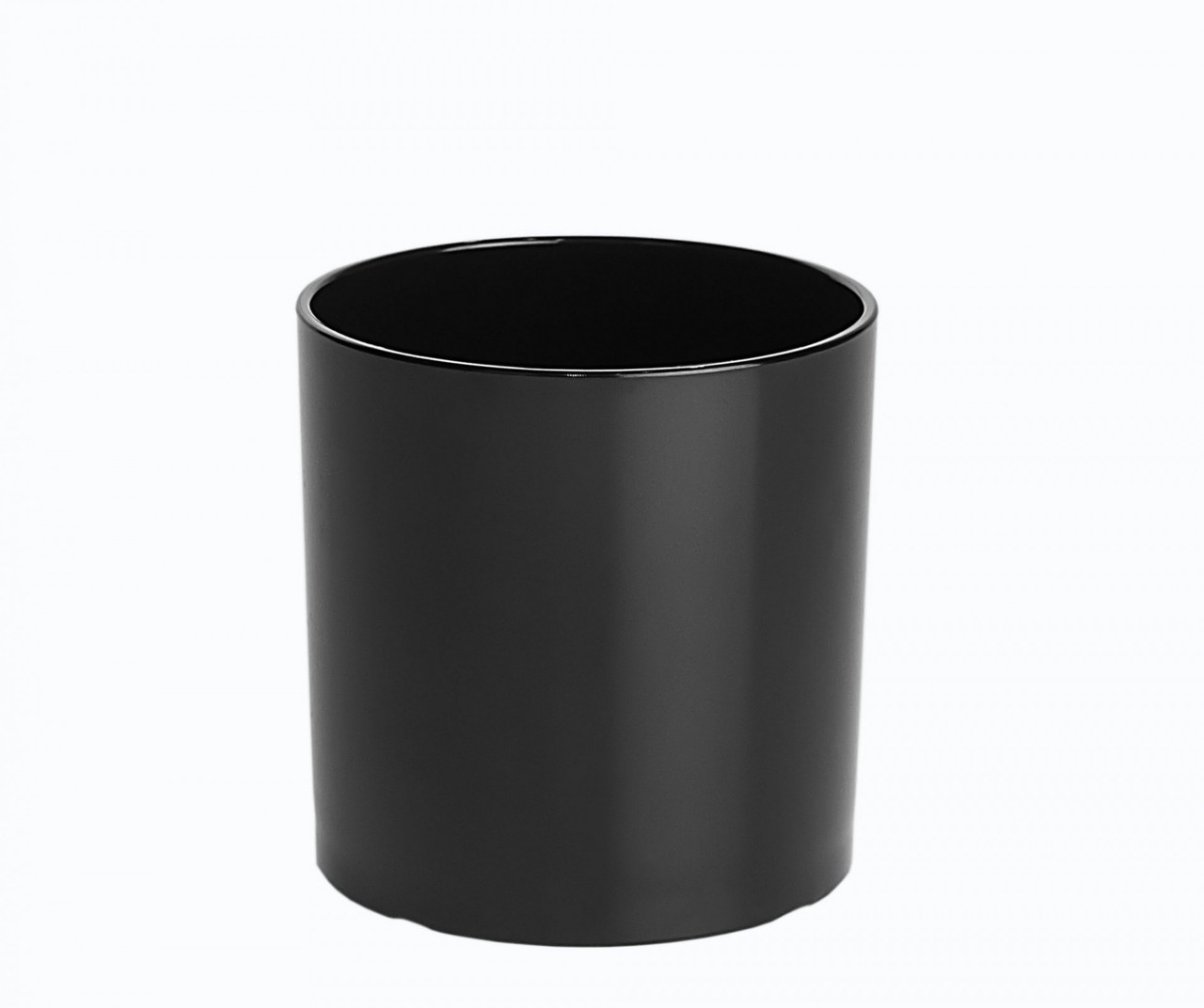 Стакан для віскі з полікарбонату чорний 280 мл, фото 1