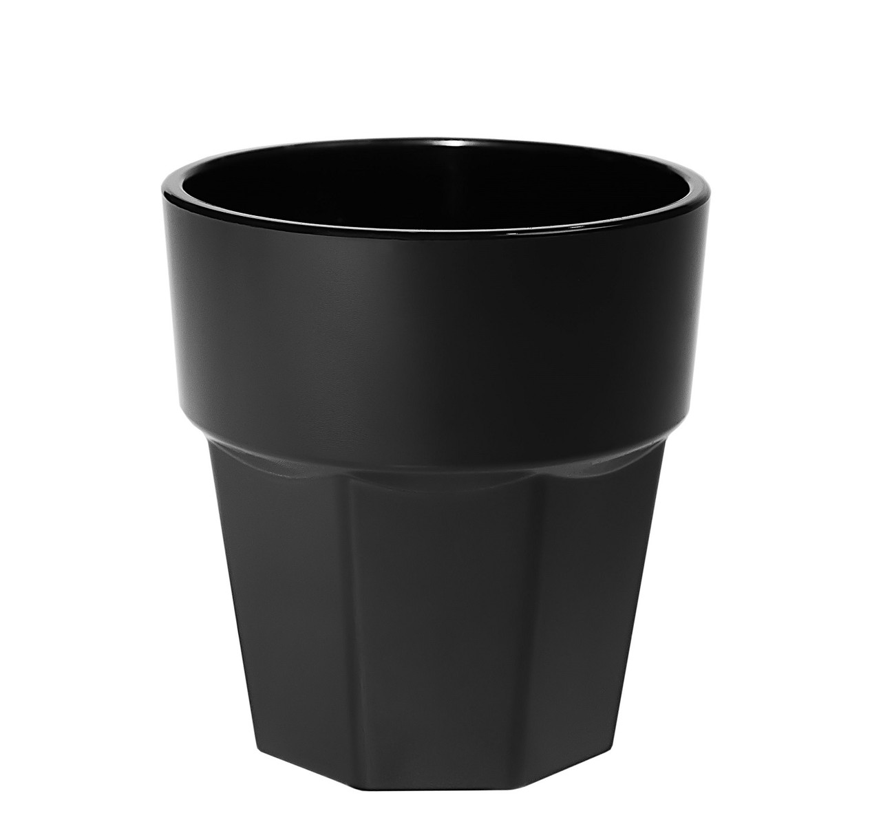 Склянка Граніт із полікарбонату чорний 250 мл, фото 1