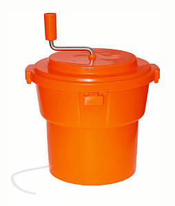 Сушарка для зелені ручна з гальмом жовтогаряча 9,5 л