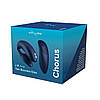 Смарт-вібратор для пар We-Vibe Chorus Cosmic Blue, сенсорне керування вібраціями стискання пульта, фото 10
