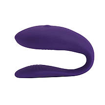 Недорогий вібратор для пар We-Vibe Unite 2 Purple, однокнопковий пульт ДК, фото 4