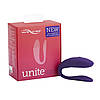 Недорогий вібратор для пар We-Vibe Unite 2 Purple, однокнопковий пульт ДК, фото 10