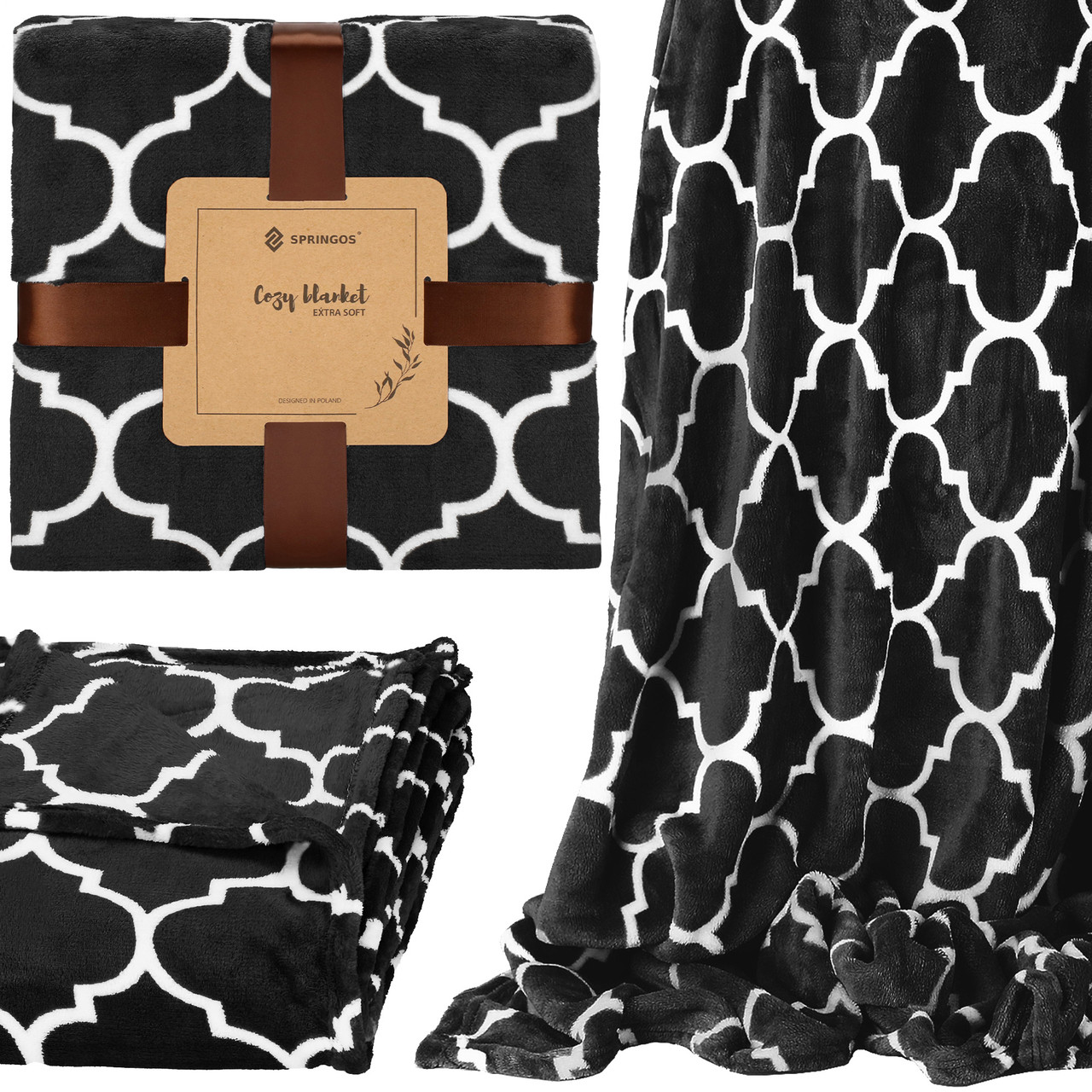 Плед-покривало Springos Extra Soft 200 x 220 см HA7163, фото 1