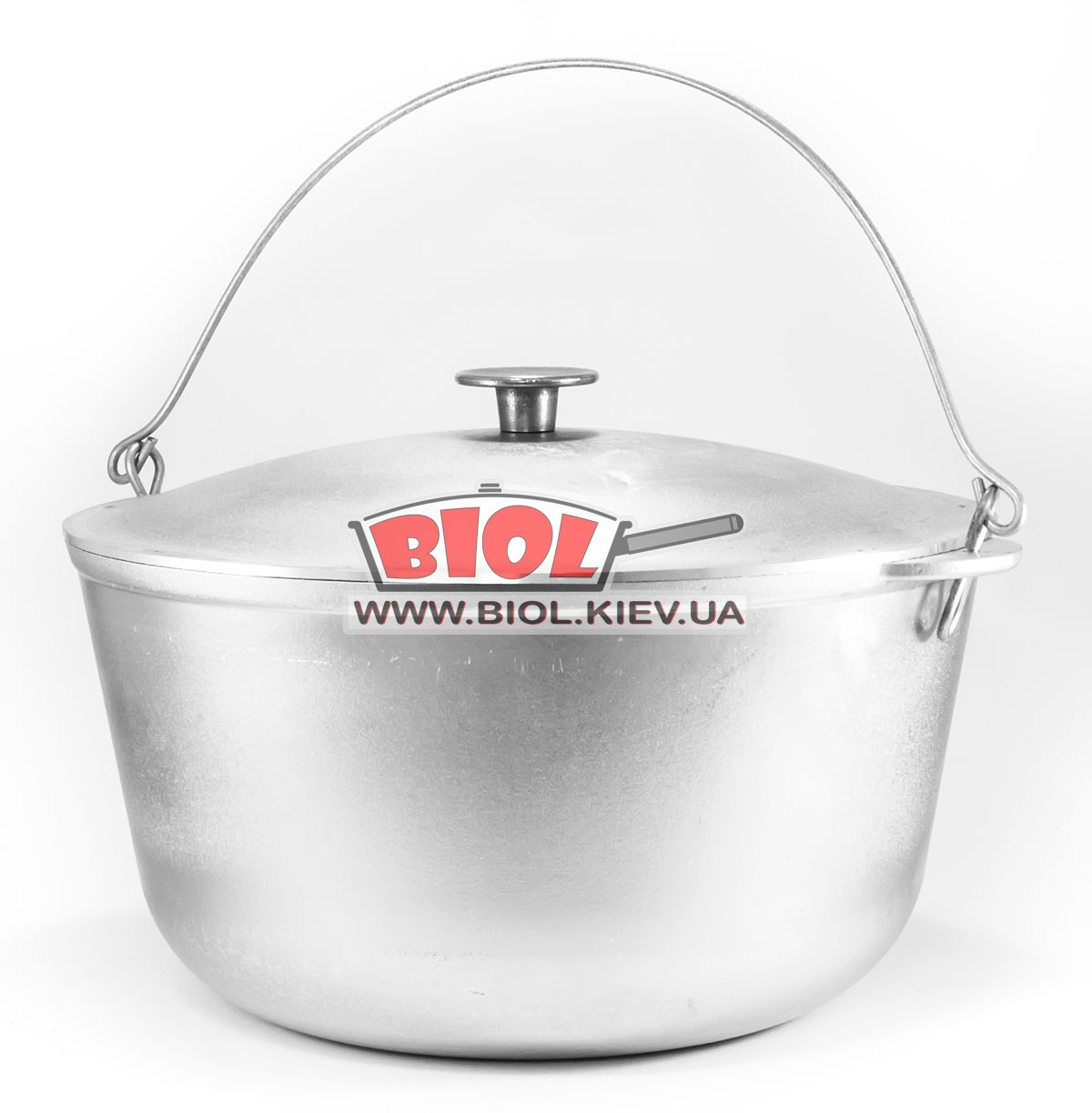 Казан алюминиевый походный 10л ø32см с крышкой и дужкой БИОЛ K1000T ...
