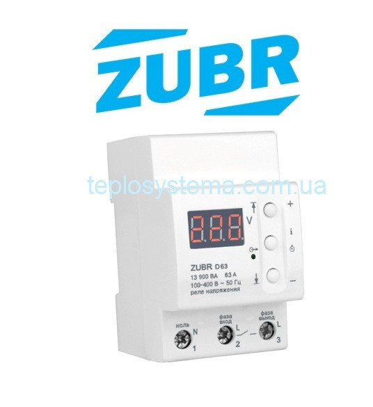 Реле контролю напруги ZUBR D63 (DS Electronics Україна)