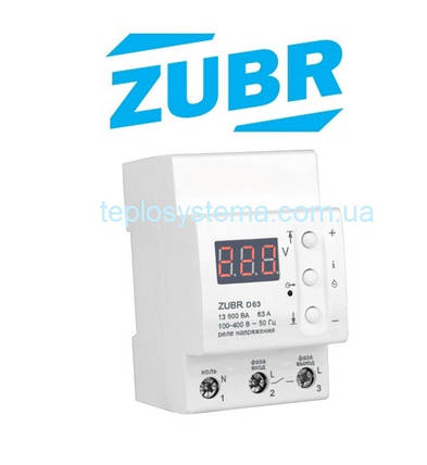 Реле контролю напруги ZUBR D63 (DS Electronics Україна), фото 1