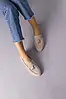 Жіночі демісезонні лофери ShoesBand Бежеві натуральні замшеві на вузьку/середню стопу всередині шкірпідкладка 41 (27 см), фото 6