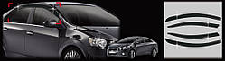 Дефлектори вікон вітровики Chevrolet Aveo 2012-sedan