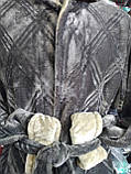 Халат махровий чоловічий з двостороннім капюшоном від 48 до 56р, фото 10