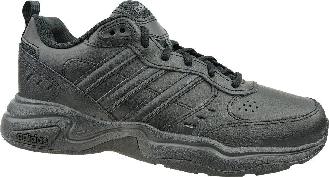 Чоловічі шкіряні кросівки adidas strutter чорний 48 / 31cm / us-13 / uk-12.5