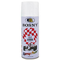 Акриловая краска спрей белая Bosny 40 RAL 9003 Spray Paint 400мл