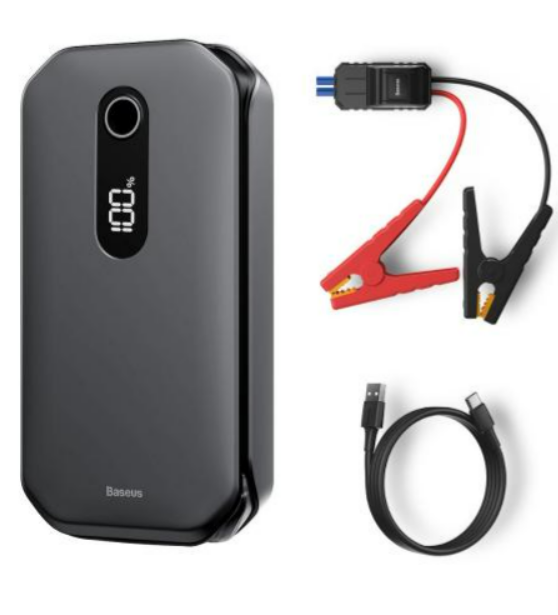 Автономний пусковий пристрій (бустер) Baseus Super Energy Pro Car Jump Starter Black (CRJS03-01)