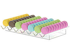 Підставка ACRY для макарун на 7 доріжок 416х60х270 мм горизонтальна