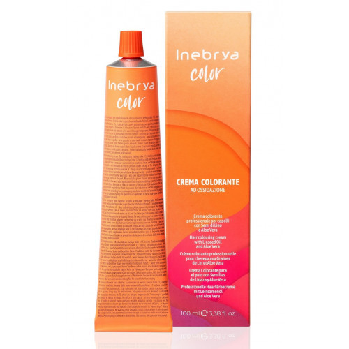 INEBRYA COLOR 3.0 Крем-фарба для волосся з олією льону й алое вера, 100 мл 3.0 темно-каштановий, фото 1