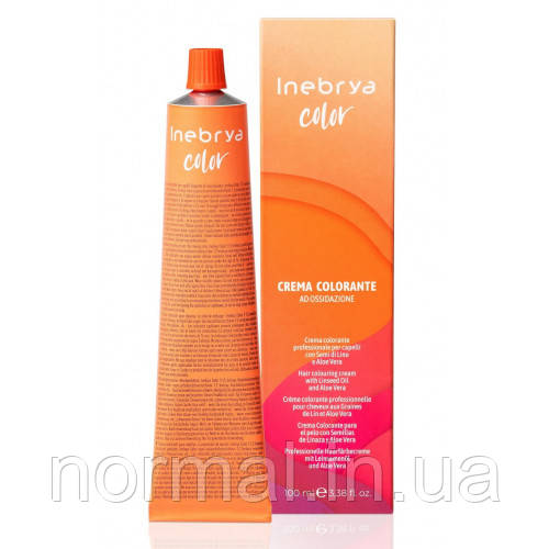 INEBRYA COLOR 8/3 Крем-фарба для волосся з олією льону й алое вера, 100 мл Світло-русявий золотистий
