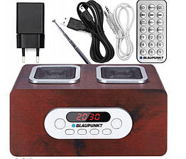 Портативний акумулятор Bluetooth ретрорадіоприймач Blaupunkt PP5BR з MP3, USB та SD