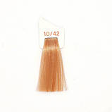 INEBRYA COLOR 10/42 Крем-фарба для волосся з олією льону й алое вера.100 мл, фото 3
