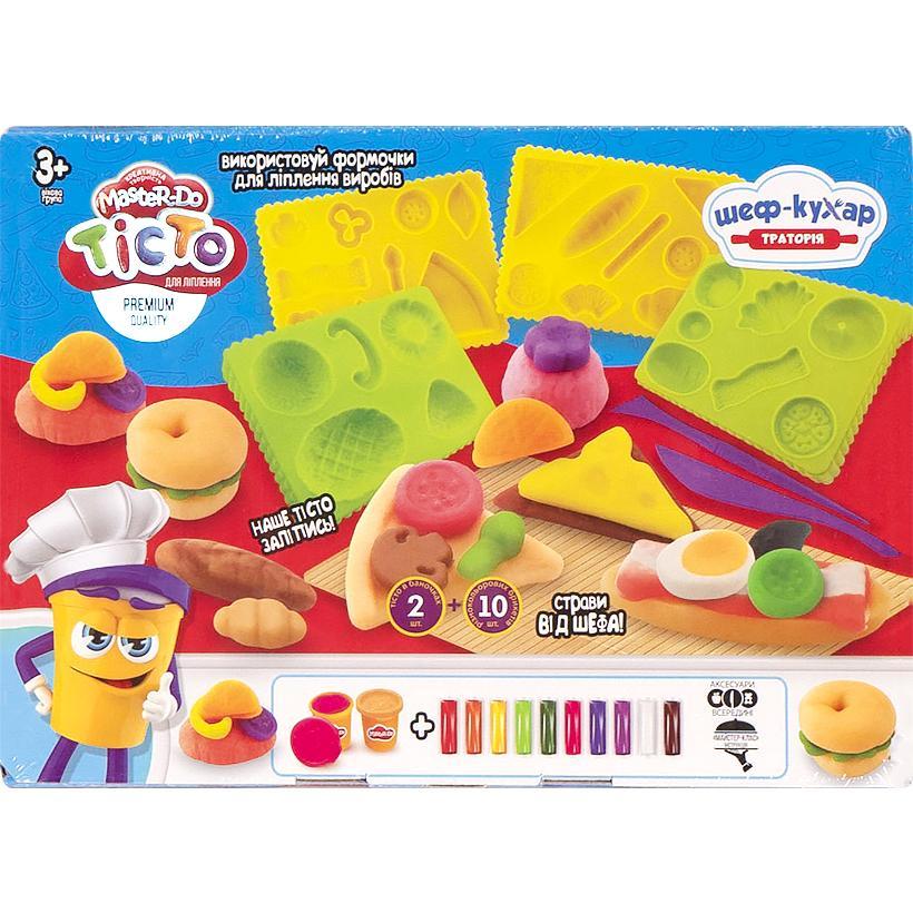 Тісто для ліплення Шеф-повар «ТРАТОРІЯ» Danko Toys Master Do арт.TMD-17-04U