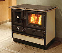 Печь-кухня на дровах для отопления и приготовления с духовкой MBS Super Thermo Magnum с водяной рубашкой