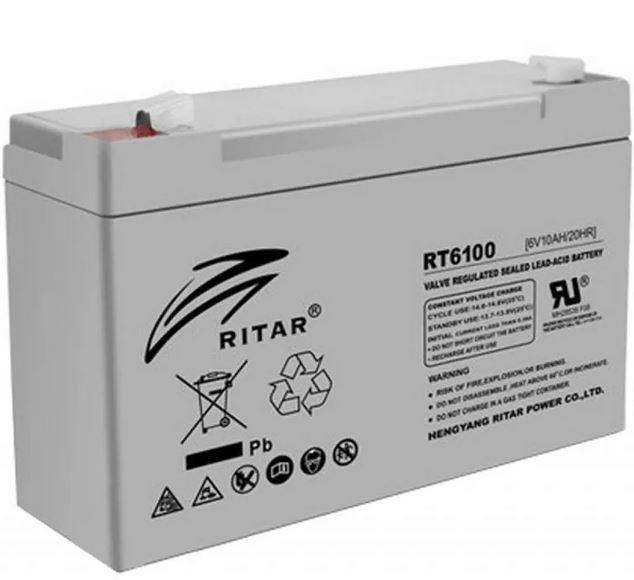 Аккумуляторна батарея Ritar AGM 6V 10Ah (RT6100)