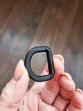 Півкільце 20мм, колір чорний, фото 3