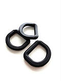 Півкільце 20мм, колір чорний, фото 5